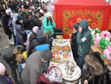 Блинная и чайная станции на Масленицу