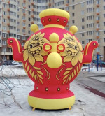 Пневмофигуры на Масленицу