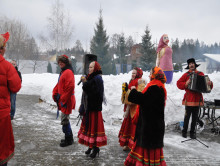 Русский народный ансамбль на Масленицу