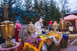 Самовары для проведения Масленицы 