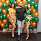 Девушки модели Формулы 1 ( поздравления ,вручение подарков,фотосессия) на 23 февраля