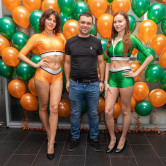 Девушки модели Формулы 1 ( поздравления ,вручение подарков,фотосессия) на 23 февраля