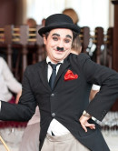 Поздравления от двойника Чарли Чаплина на 8 марта