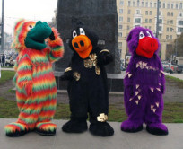 Ростовые куклы -сказочные животные на 8 марта