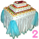 Торт с танцовщицей внутри на 23 февраля