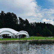 шатер с площадкой для мероприятий у воды по Волоколамскому шоссе