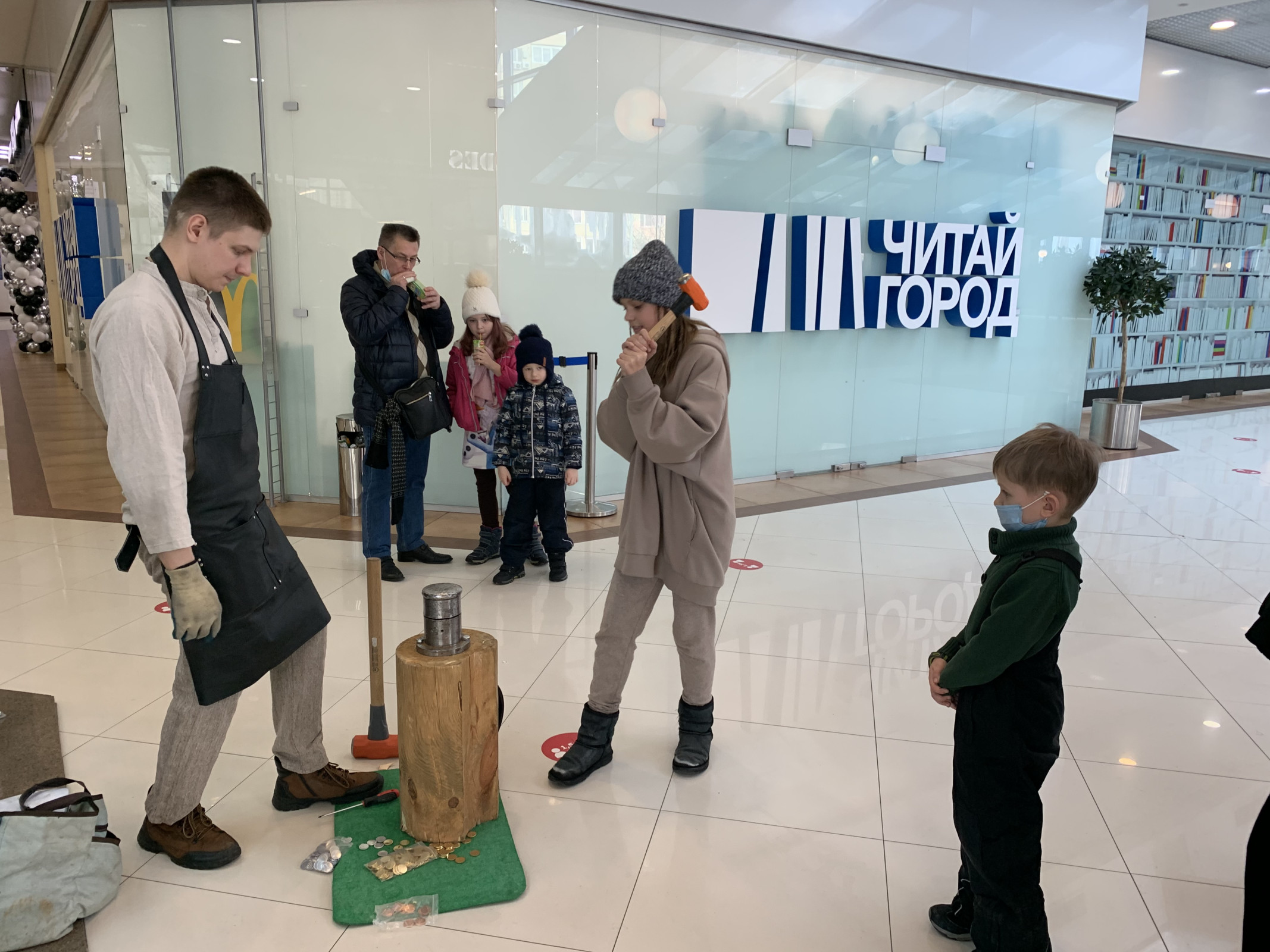 Мастер класс по чеканке монет