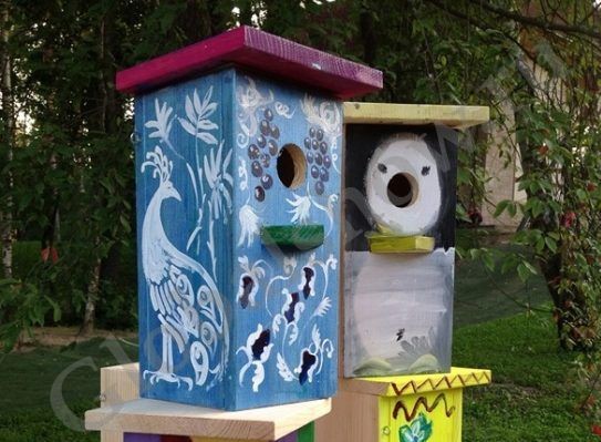 Мастер класс Роспись скворечников