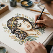 Мастер класс по Эбру