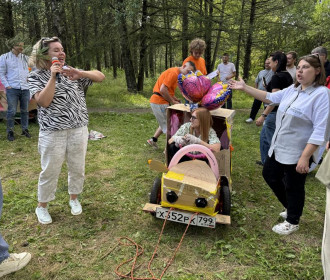 проведение тимбилдинга Мега тачки на природе
