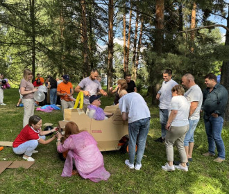 проведение тимбилдинга Мега Тачки на природе