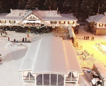 новогодний корпоратив на природе