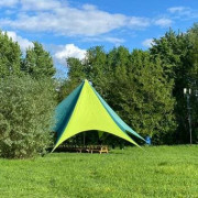 площадка с шатром для мероприятий в Москве